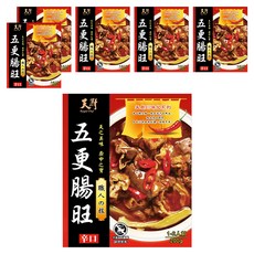 Royal Chef 天廚 五更腸旺調理包, 川味美食, 香Q腸大腸, 搭配濃汁鴨血, 加入爽口酸菜, 1-2人份, 200g, 6盒