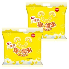 乖乖 彎脆果煉乳, 160g, 2袋