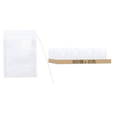 無紡布泡茶袋 9 x 7cm, 800個, 白色