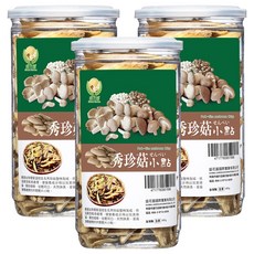 Global Garden 盛花園 秀珍菇脆片小點, 溫控生長, 低溫真空乾燥, 含豐富菇體多醣體, 全素可食, 140g, 3罐