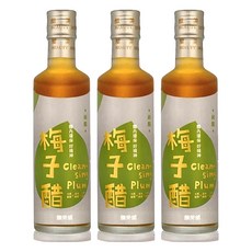 釀美舖 100%青梅發酵 梅子純醋, 250ml, 無添加糖, 3瓶