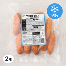 자연도씨 핫 HOT 핫도그 (냉동), 80g, 10개입, 2개