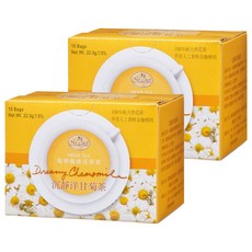 Magnet 曼寧 洋甘菊茶, 柔和甘菊香, 舒緩身心壓力, 無咖啡因茶包, 15包, 1.5g, 2盒