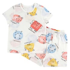 메이키즈 아동용 통기성 컬러애니 5부 쟈가드 내의