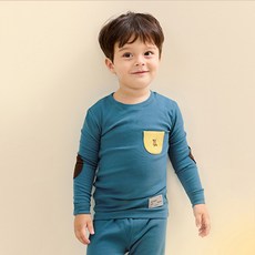 유니프랜드 아동용 포켓베어 9부 상하 세트