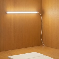 大韓 USB LED燈條 磁吸黏貼式照明 書桌 化妝臺 廚房 間接燈 30cm, 單一顏色, 1個
