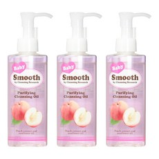 BCL BABY SMOOTH 蜜桃卸妝油 145ml，含桃子萃取物, 3瓶