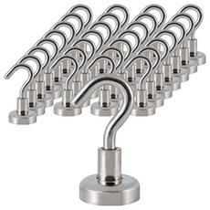 라이프란스 고릴라 초강력 자석후크 16mm, 실버, 40개