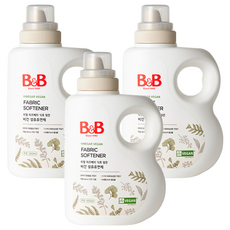 B&B 純素織物柔軟劑容器類型, 3個, 1500毫升