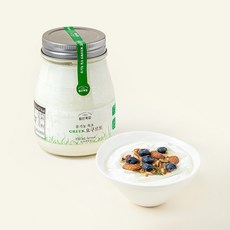 범산목장 유기농 인증 목초 그릭 요구르트, 350ml, 1개