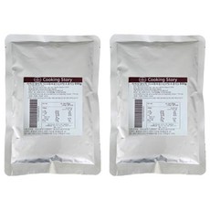 Cookingstory Cacao Nature複合塗層黑巧克力, 500g, 2包