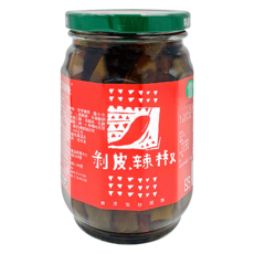 山海經脈 剝皮辣椒, 400g, 1罐