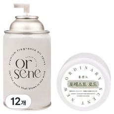 올센느 프리미엄 니치 방향제 리필, 250ml, 12개, 포레스트 로드