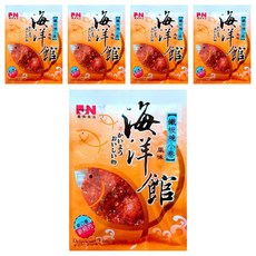 嘉南食品 海洋館 小卷風味鐵板燒, 新口感 美味魚零食, 60g, 5包