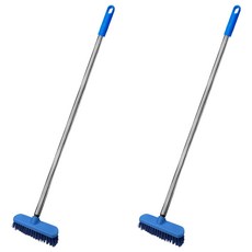 월드크린 블루링 바닥솔 + 스텐봉 세트 22cm, 혼합색상, 2세트