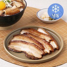 하코야 차슈 슬라이스 돼지 삼겹살 (냉동), 210g, 1개