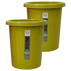 楓庭 紙簍/垃圾桶 Set 2 PP材質 9公升 台灣製, 綠色, 2個