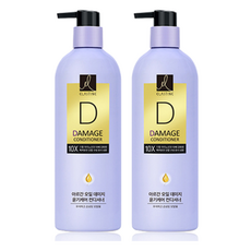 엘라스틴 데미지 윤기케어 10X 컨디셔너, 2개, 680ml