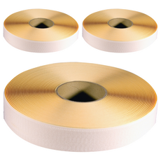 GOMUNARA 魔鬼氈黏扣帶 鉤面 白色 18m, 3個