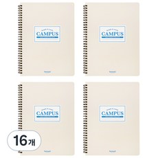 탐사 캠퍼스 하드커버 스프링 노트, 아이보리, 16개