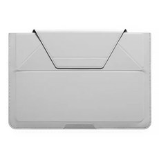 MOFT 隱形立架筆電包 15°和25°兩種角度 大容量收納 優質環保PU材質, 迷霧灰, 1個