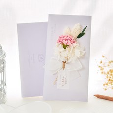 munid Grace康乃馨信紙+信封組, 標準粉紅色, 1套