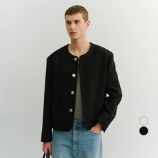 Dunst 男女通用經典毛圈粗花呢夾克 UDJA6A108