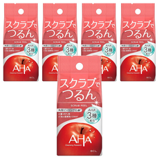 BCL AHA 柔膚潔面皂 磨砂 3種配合, 100g, 5包