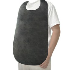 Green Fit一次性不織布客人圍裙, 1000件, 黑色