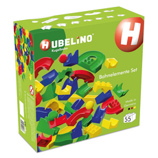 HUBELiNO 軌道積木套件 德國製造 原裝進口 100%與它牌積木兼容, Multicolor, 1盒