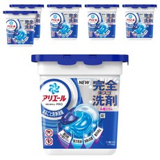 ARIEL 日本原裝進口 極淨進化4D抗菌去漬洗衣球 藍色, 6盒, 11顆