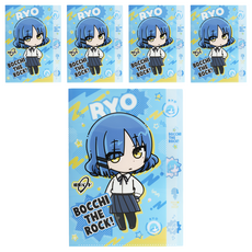 sun-star 孤獨搖滾動漫 A4 五層 L型 資料夾 山田涼, 5本