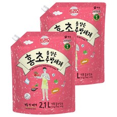 Trio 含有紅醋的洗碗精, 2個, 2.1L