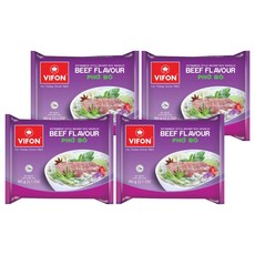 VIFON 味豐 Rice Noodle 速食湯河粉 牛肉 60g, 4包