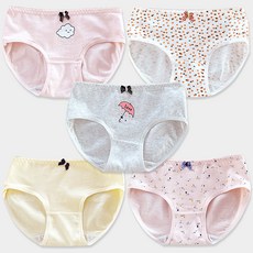 Juniday 雨傘雨 學生內褲5件組