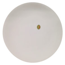 新食器 平盤 陶瓷材質, 純白色, 1個