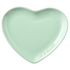 LE CREUSET 花蕾系列 心型盤, 甜薄荷, 1個