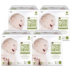 NATURE LOVE MERE Magic Soft Fit 魔術柔貼黏貼型尿布 6~9kg, M, 96片