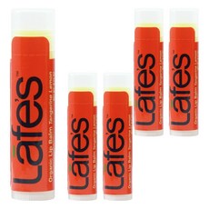 Lafes 純自然護唇膏 含美國 USDA 有機認證成分, 柑橘檸檬, 4.25g, 5件
