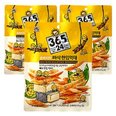삼육오점이사 사조 한입 먹태 콘버터맛, 25g, 3개