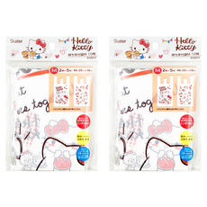 Skater Hello Kitty 塑膠袋 M號, 10個, 2袋