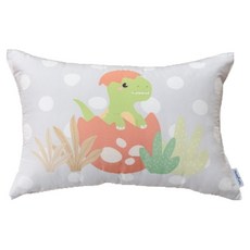 MYHOUSE 兒童恐龍角色鋪棉枕頭套, 恐龍公園