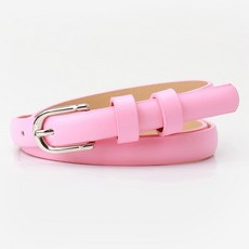 이츠굿텐 여성용 인조가죽 심플 포인트 벨트