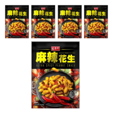 盛香珍 麻辣花生, 80g, 5包