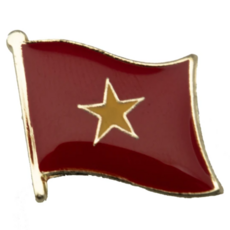 A-ONE 國旗別針 - 15mm x 17mm, 彩色, 1個