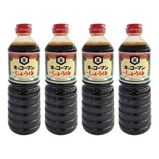 KIKKOMAN 龜甲萬 醬油 濃口, 1L, 4瓶