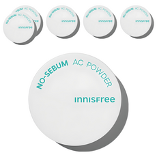 [비건뷰티] 이니스프리 노세범 AC 파우더 5g, 6개