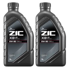 지크 X8 LS 엔진오일, 2개, 0w30, 1L