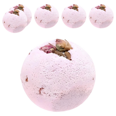 BOEMI 波西米亞 玫瑰花蕾沐浴球 手工製造 植萃果氛精油, 100g, 6個