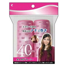 Lucky Wink 新型便利髮捲 40mm 2入, 粉色, 1包